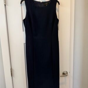 J Crew lined Elegant Navy Blue Sleeveless Dress
